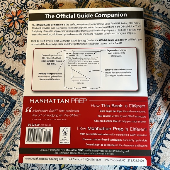 🌺.GMAT Study Guides by Kaplan, Barron’s  & Manhattan - Picture 3 of 9